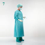 ХАЛАТ ХИРУРГИЧЕСКИЙ - КАК ПРАВИЛЬНО НАДЕТЬ image