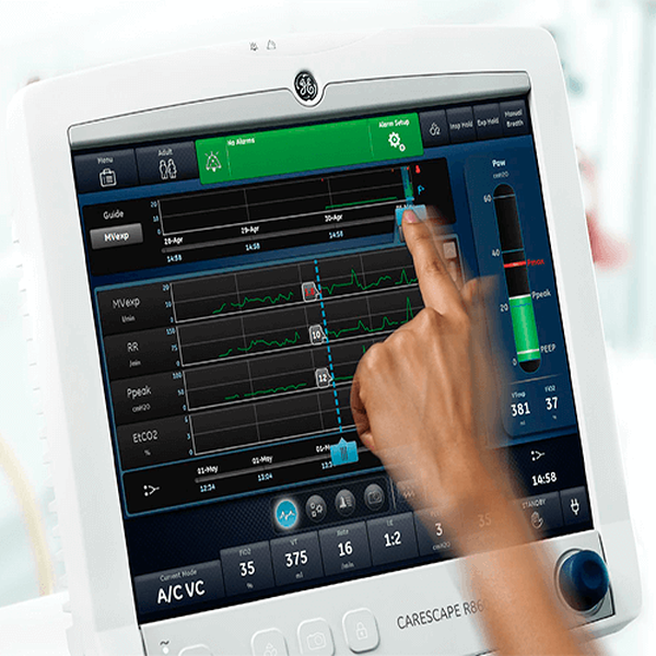 АППАРАТ ИСКУССТВЕННОЙ ВЕНТИЛЯЦИИ ЛЕГКИХ CARESCAPE R860 (КОМПЛЕКТАЦИЯ NEONATAL) image