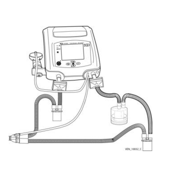 ДЫХАТЕЛЬНЫЕ КОНТУРЫ ДВУХЛИНЕЙНЫЕ С КЛАПАНОМ ВЫДОХА image