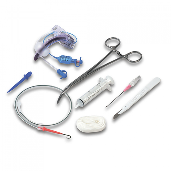 НАБОРЫ ДЛЯ ТРАХЕОСТОМИИ ПО МЕТОДИКЕ ГРИГГСА ТРУБКА С САНАЦИЕЙ BLUE LINE ULTRA С ЗАЖИМОМ 100/891 image