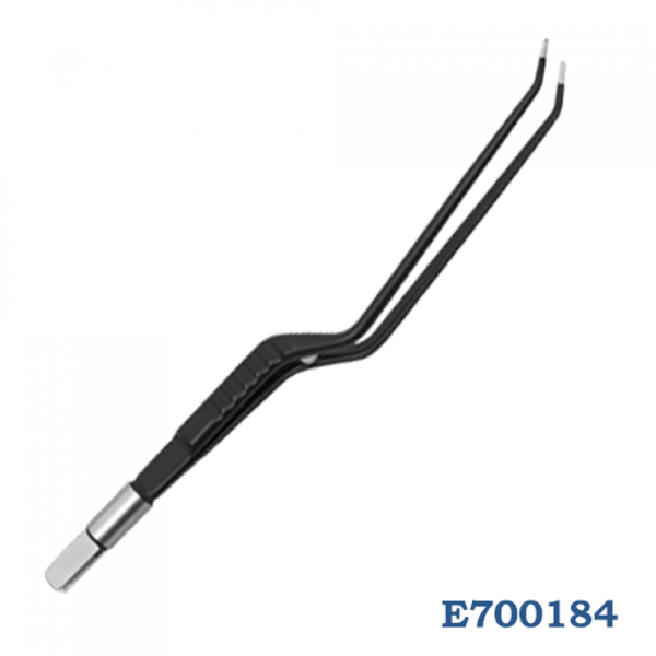 ПИНЦЕТ БИПОЛЯРНЫЙ БАЙОНЕТНЫЙ С ИЗОГНУТЫМИ КОНЧИКАМИ МНОГОРАЗОВЫЙ 19 СМ image