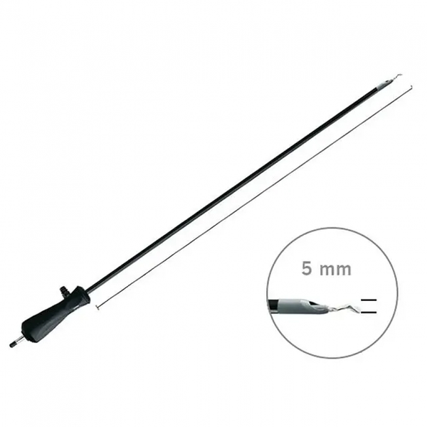 ЭЛЕКТРОД МОНОПОЛЯРНЫЙ ЛАПАРОСКОПИЧЕСКИЙ С КАНАЛОМ ДЛЯ АСПИРАЦИИ ШПАТЕЛЬ 36 СМ (АВТОКЛАВИРУЕМЫЙ) image