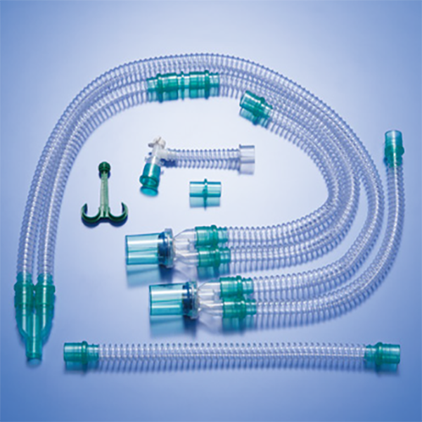 ДЫХАТЕЛЬНЫЕ КОНТУРЫ ПВХ ВЗРОСЛЫЕ ДЛЯ ИВЛ С ДВУМЯ ВЛАГОСБОРНИКАМИ image