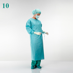 ХАЛАТ ХИРУРГИЧЕСКИЙ - КАК ПРАВИЛЬНО НАДЕТЬ image