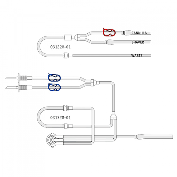 НАБОР ИРРИГАЦИОННЫХ И АСПИРАЦИОННЫХ ТРУБОК ДЛЯ АРТРОСКОПИИ KARL STORZ ARTHROPUMP image