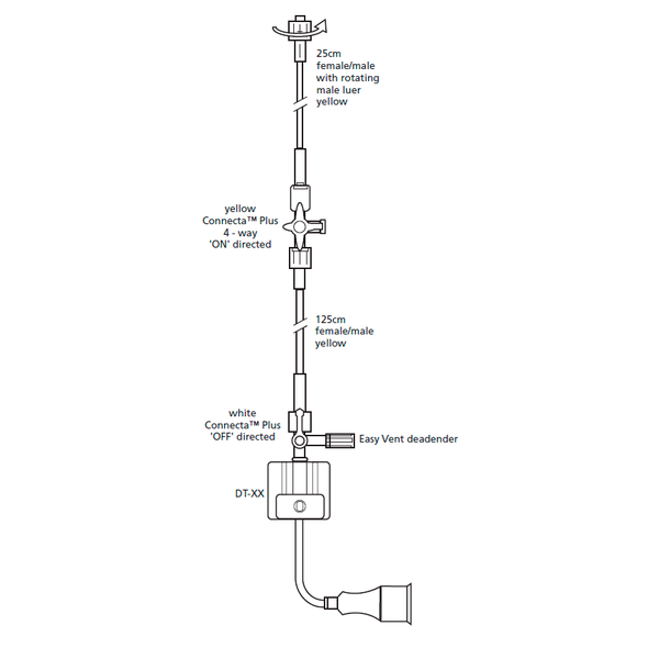 НАБОР ДЛЯ ИЗМЕРЕНИЯ ИНВАЗИВНОГО ДАВЛЕНИЯ ARGON GABARITH С ДОП. ЛИНИЕЙ image