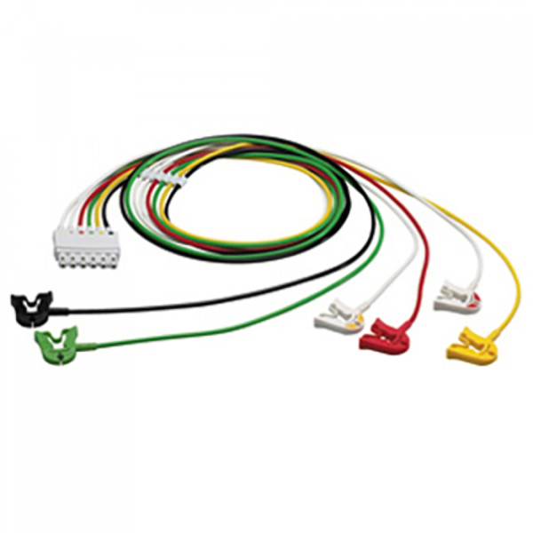 КАБЕЛЬ ЭКГ НА 6 ОТВЕДЕНИЙ С ЗАЖИМАМИ 989803145171 image