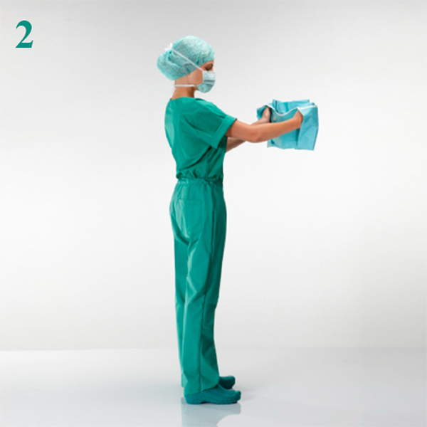 ХАЛАТ ХИРУРГИЧЕСКИЙ - КАК ПРАВИЛЬНО НАДЕТЬ image