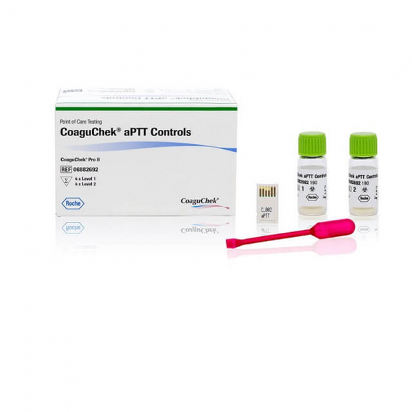 КОНТРОЛЬНЫЙ МАТЕРИАЛ ДЛЯ ПРОВЕРКИ КАЧЕСТВА ТЕСТ-ПОЛОСОК НА АЧТВ COAGUCHEK PRO II (COAGUCHEK APTT CONTROLS) image