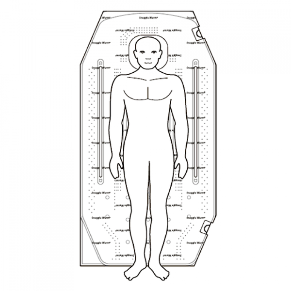 ОДЕЯЛО ПОДКЛАДНОЕ ДЛЯ ВЗРОСЛЫХ С ПРОРЕЗЯМИ ДЛЯ РУК image