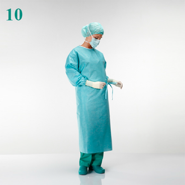 ХАЛАТ ХИРУРГИЧЕСКИЙ - КАК ПРАВИЛЬНО НАДЕТЬ image