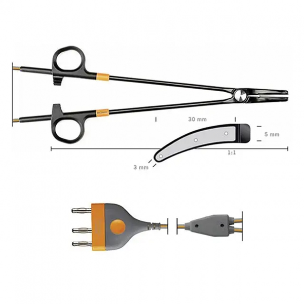 ЛИГИРУЮЩИЙ ИНСТРУМЕНТ ДЛЯ ОТКРЫТОЙ ХИРУРГИИ TISSUESEAL 28 СМ (АВТОКЛАВИРУЕМЫЙ) image