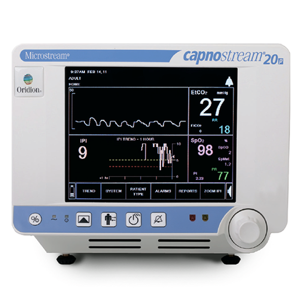 МОНИТОР ДЫХАТЕЛЬНЫХ ФУНКЦИЙ (КАПНОГРАФ-ПУЛЬСОКСИМЕТР) CAPNOSTREAM 20 image