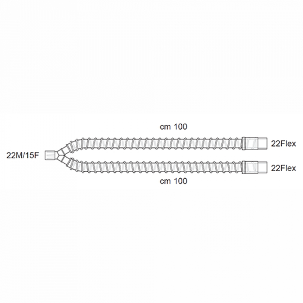 ДЫХАТЕЛЬНЫЕ КОНТУРЫ ПЕДИАТРИЧЕСКИЕ АНЕСТЕЗИОЛОГИЧЕСКИЕ image