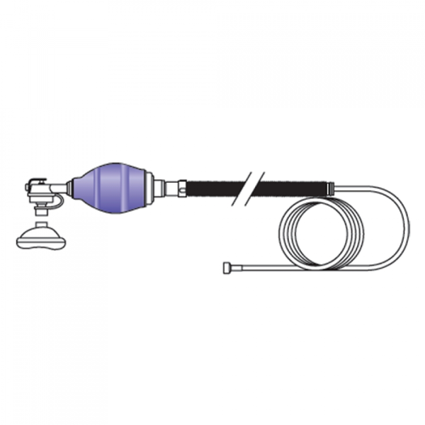 МЕШОК АМБУ ДЕТСКИЙ С МАСКОЙ И ГИБКОЙ ТРУБКОЙ image