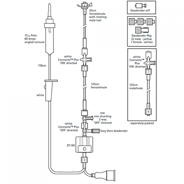 НАБОР ДЛЯ ИЗМЕРЕНИЯ ИНВАЗИВНОГО ДАВЛЕНИЯ ARGON GABARITH С ДОП. ЛИНИЕЙ image