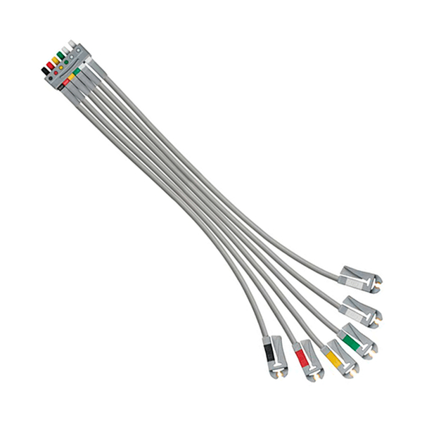 КАБЕЛЬ ПАЦИЕНТА НА 6 ОТВЕДЕНИЙ С ЗАЖИМАМИ image