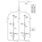 НАБОРЫ ДЛЯ ИЗМЕРЕНИЯ ИНВАЗИВНОГО ДАВЛЕНИЯ ARGON GABARITH С ДВУМЯ ДАТЧИКАМИ И ДОП. ЛИНИЕЙ image