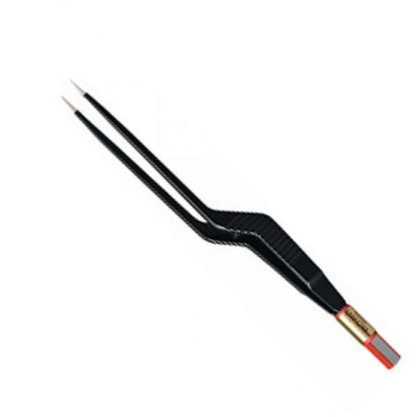 ПИНЦЕТЫ БИПОЛЯРНЫЕ С АНТИПРИГАРНЫМ ПОКРЫТИЕМ БАЙОНЕТНЫЙ ОТ 160 ДО 220 ММ ШИРИНА БРАНШЕЙ 0.6 ММ image