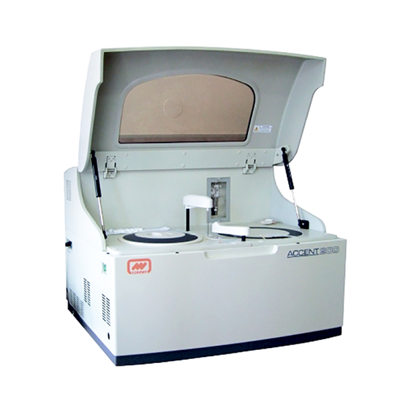 АВТОМАТИЧЕСКИЙ БИОХИМИЧЕСКИЙ АНАЛИЗАТОР ACCENT 200 СО СЧИТЫВАТЕЛЕМ ШТРИХ-КОДА image