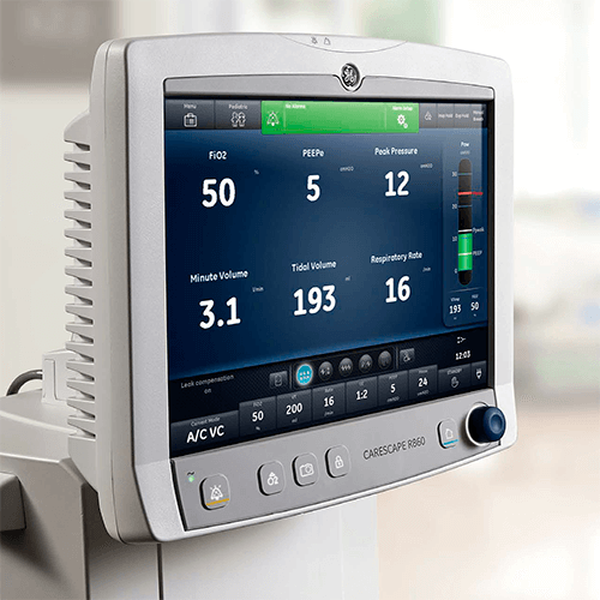 АППАРАТ ИСКУССТВЕННОЙ ВЕНТИЛЯЦИИ ЛЕГКИХ CARESCAPE R860 (КОМПЛЕКТАЦИЯ NEONATAL) image