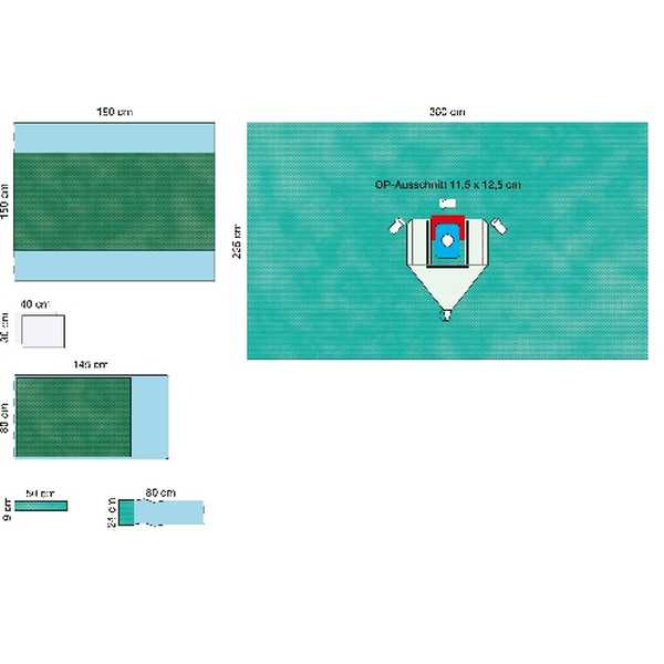 КОМПЛЕКТ ОПЕРАЦИОННОГО БЕЛЬЯ ДЛЯ АРТРОСКОПИИ ПЛЕЧА С ВСТРОЕННЫМ МЕШКОМ image