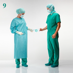 ХАЛАТ ХИРУРГИЧЕСКИЙ - КАК ПРАВИЛЬНО НАДЕТЬ image