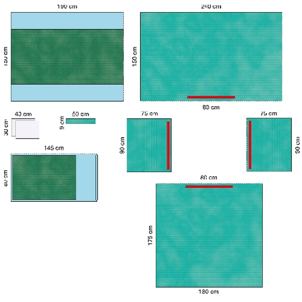 КОМПЛЕКТ ОПЕРАЦИОННОГО БЕЛЬЯ ПЕДИАТРИЧЕСКИЙ - БАЗОВЫЙ image