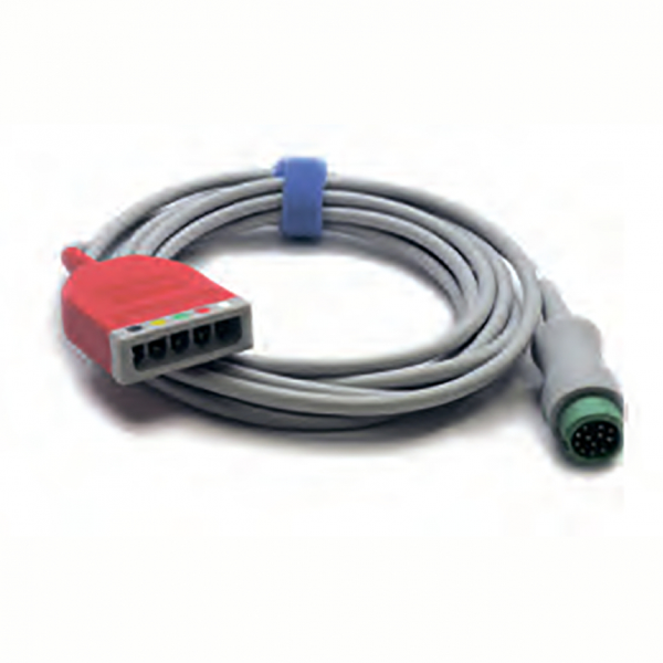 МАГИСТРАЛЬНЫЙ КАБЕЛЬ ЭКГ НА 3/5 ОТВЕДЕНИЙ (ВЗРОСЛЫЙ) ЗАЩИТА ОТ ПОМЕХ КОАГУЛЯТОРА image