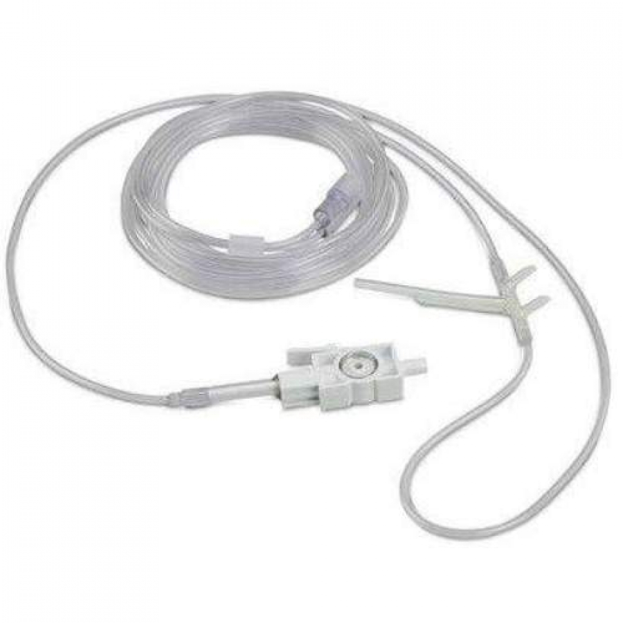 Изображение КАНЮЛЯ ОРАЛЬНО-НАЗАЛЬНАЯ ДЛЯ ИЗМЕРЕНИЯ CO2 В БОКОВОМ ПОТОКЕ 989803144491