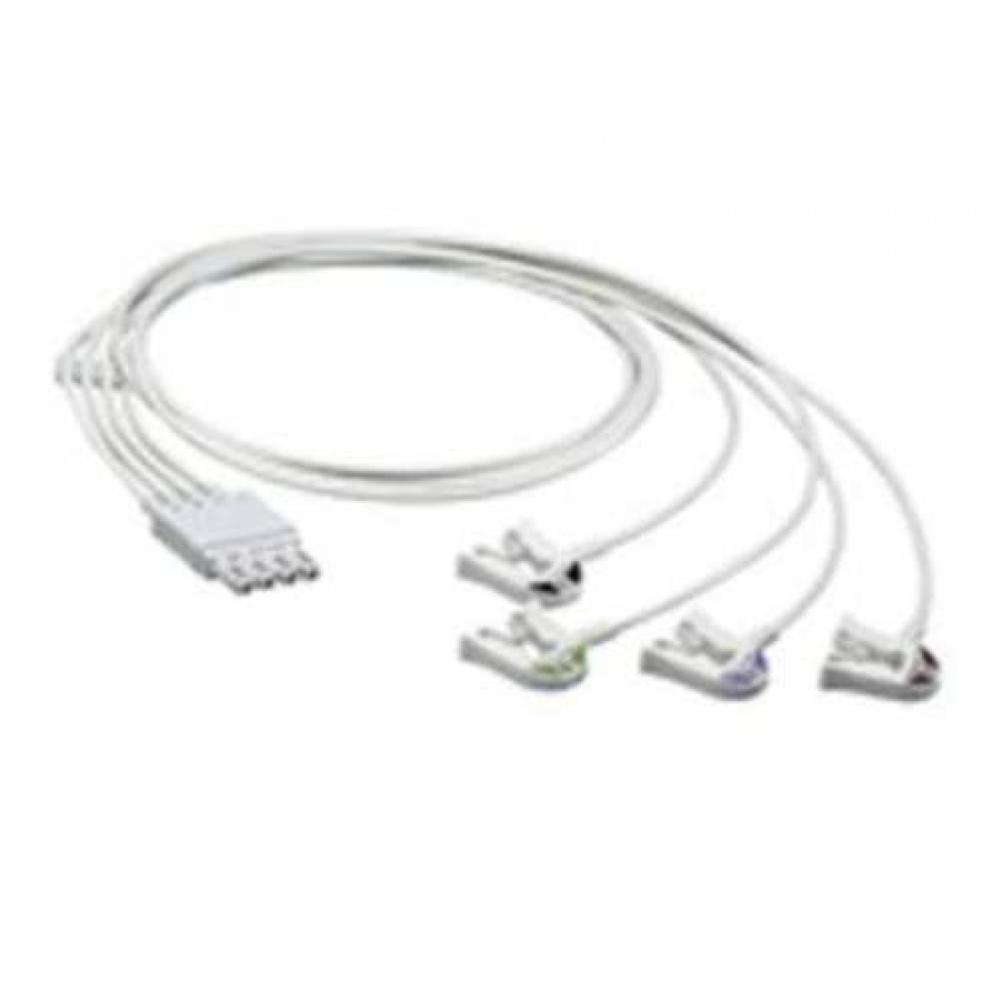 Изображение КАБЕЛЬ ЭКГ НА 4 ОТВЕДЕНИЯ С ЗАЖИМАМИ 989803144851