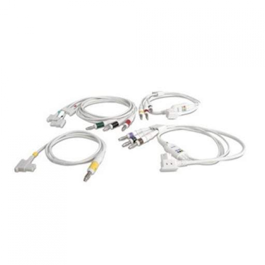 Изображение КОМПЛЕКТ ЭКГ КАБЕЛЕЙ НА 10 ОТВЕДЕНИЙ ДЛЯ ЭЛЕКТРОКАРДИОГРАФОВ PHILIPS PAGEWRITER 989803151661