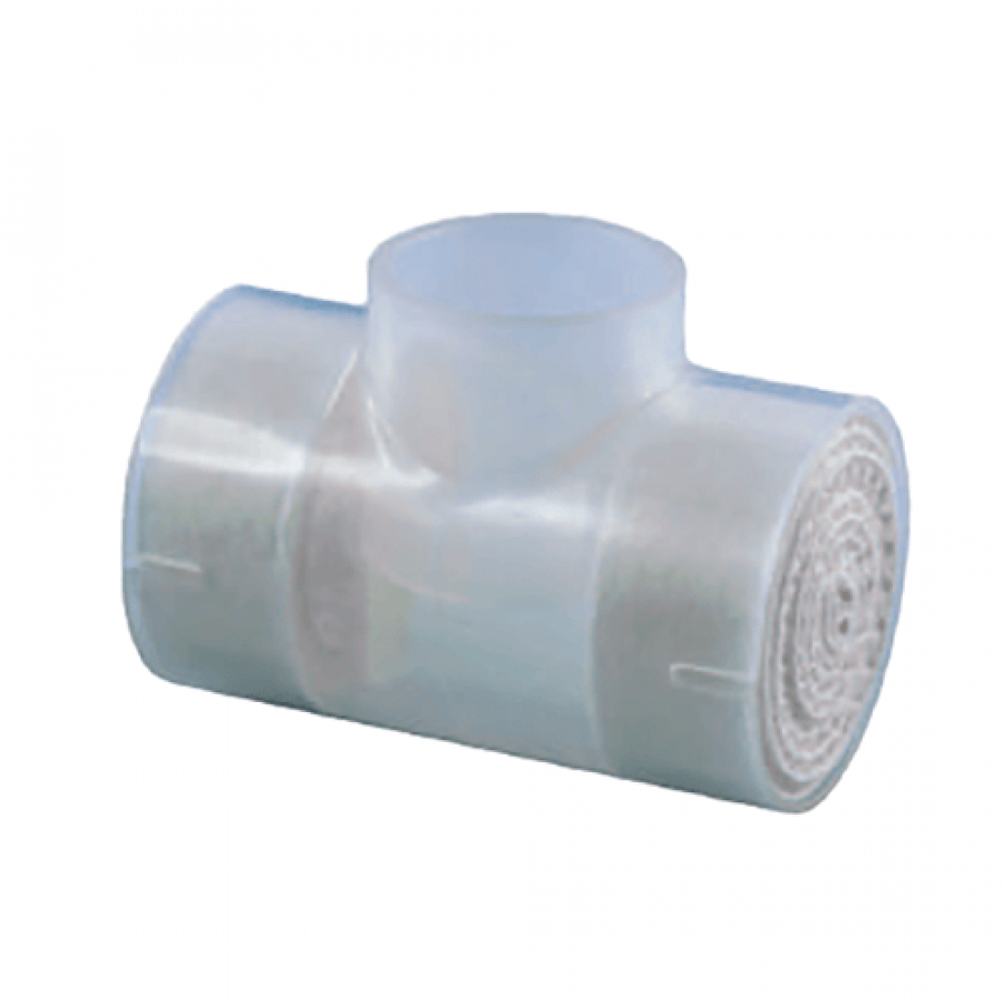 Изображение ТЕПЛОВЛАГООБМЕННИК ДЛЯ ТРАХЕОСТОМЫ С БУМАЖНЫМ НАПОЛНИТЕЛЕМ