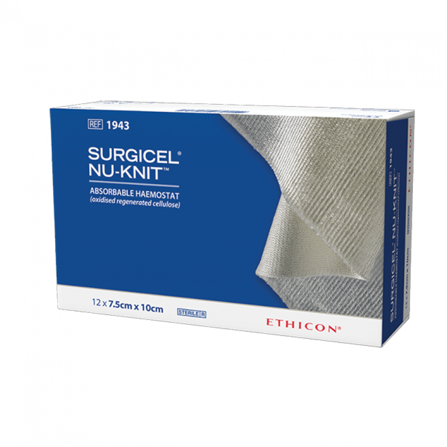 Изображение СЕРДЖИСЕЛ НЬЮ-НИТ (SURGICEL NU-KNIT)