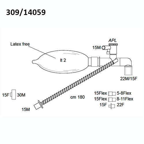 Изображение ДЫХАТЕЛЬНЫЕ КОНТУРЫ МЕЙПЛСОНА С (ВЗРОСЛЫЕ)