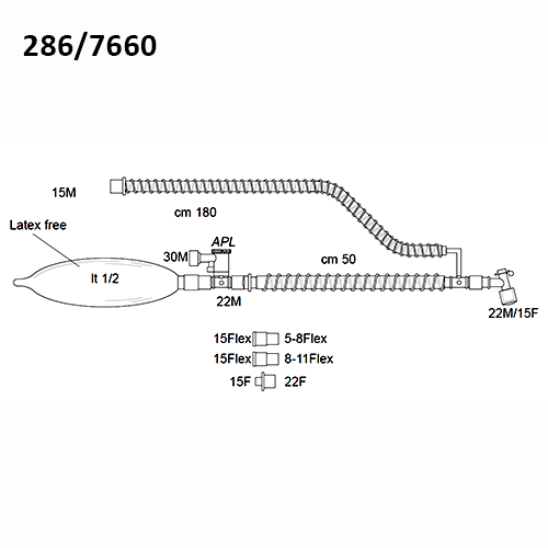 Изображение ДЫХАТЕЛЬНЫЕ КОНТУРЫ МЕЙПЛСОНА F (НЕОНАТАЛЬНЫЕ)
