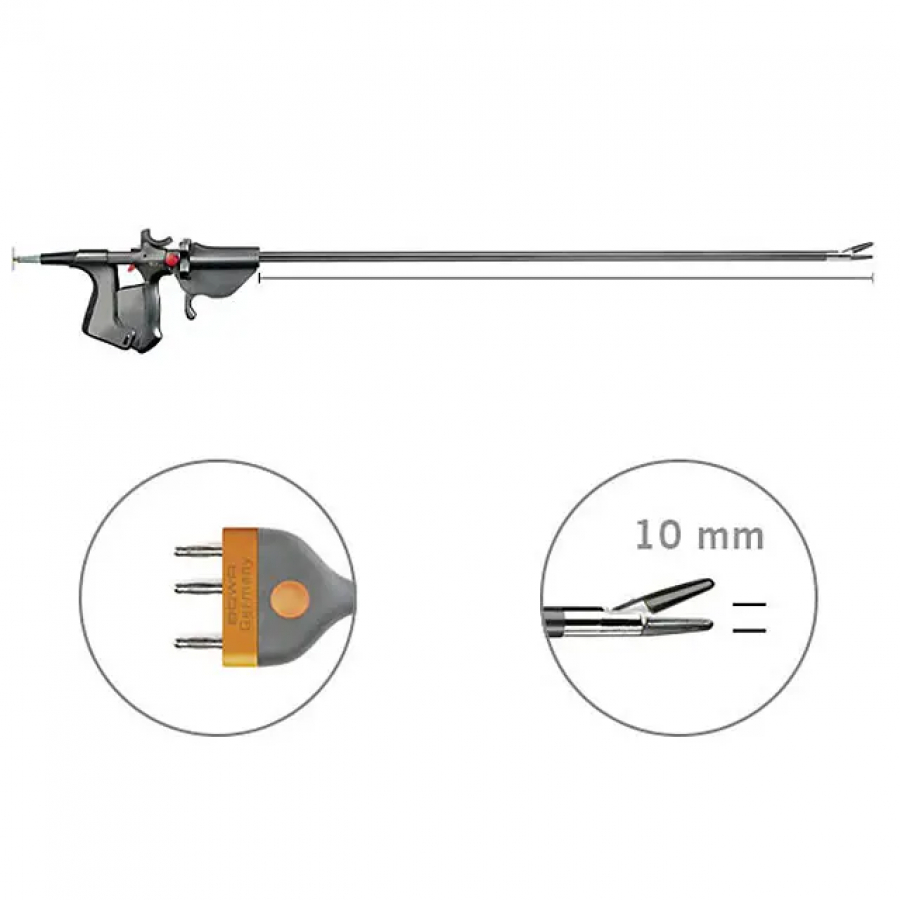 Изображение ИНСТРУМЕНТ ДЛЯ ЛИГИРОВАНИЯ СОСУДОВ NIGHTKNIFE ДИАМЕТР 10 ММ ДЛИНА 360 ММ (АВТОКЛАВИРУЕМЫЙ)