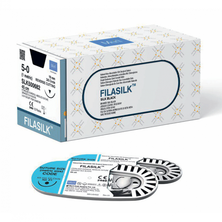 Изображение НИТЬ ХИРУРГИЧЕСКАЯ ИЗ НАТУРАЛЬНОГО ШЕЛКА (SILK)