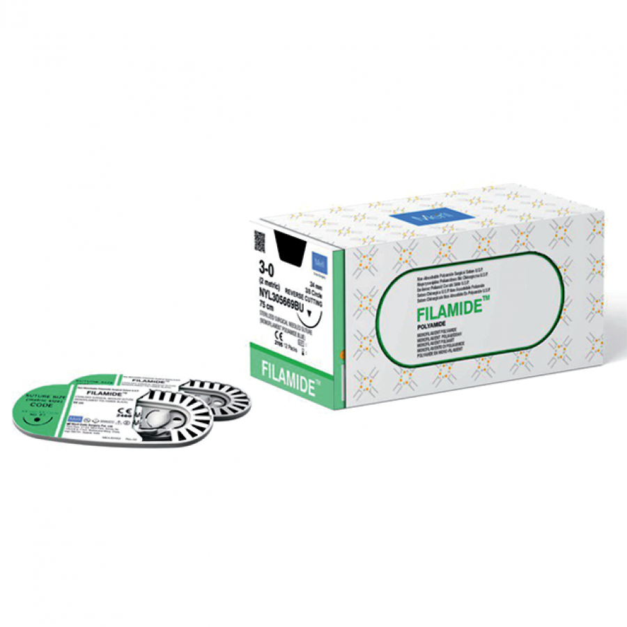 Изображение НИТЬ ХИРУРГИЧЕСКАЯ FILAMIDE (ПОЛИАМИД)