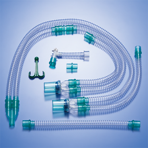 Изображение ДЫХАТЕЛЬНЫЕ КОНТУРЫ ПВХ ВЗРОСЛЫЕ ДЛЯ ИВЛ С ДВУМЯ ВЛАГОСБОРНИКАМИ