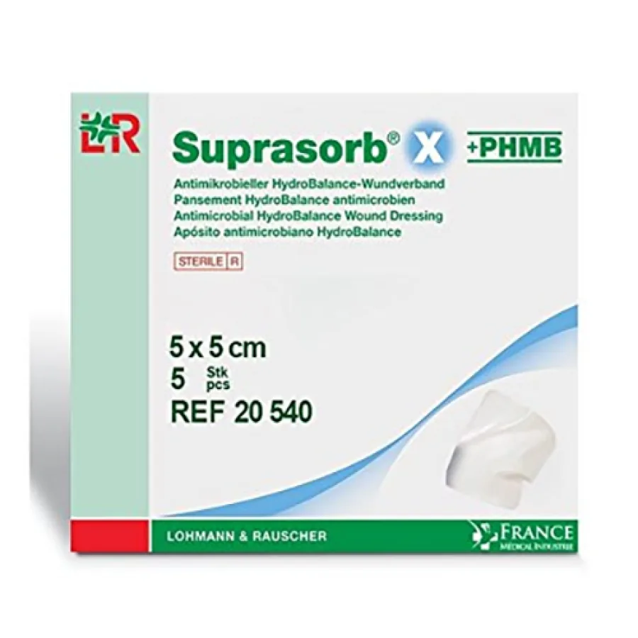 Изображение СУПРАСОРБ X+PHMB (SUPRASORB X+PHMB) ГИДРОБАЛАНС С АНТИБАКТЕРИАЛЬНЫМ ЭФФЕКТОМ