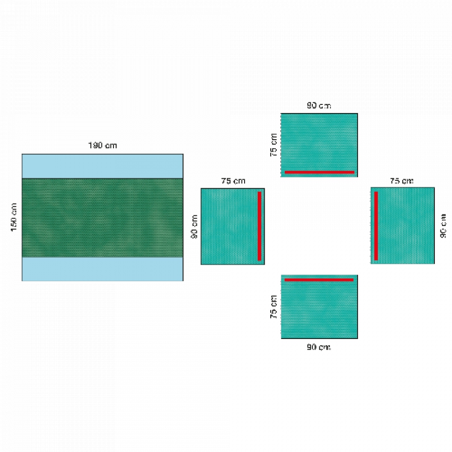 Изображение КОМПЛЕКТ ОПЕРАЦИОННОГО БЕЛЬЯ - БАЗОВЫЙ МИНИ