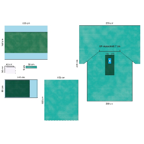 Изображение КОМПЛЕКТ ОПЕРАЦИОННОГО БЕЛЬЯ ДЛЯ ОПЕРАЦИИ НА КОНЕЧНОСТИ 3