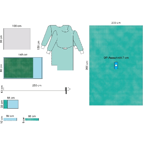 Изображение КОМПЛЕКТ ОПЕРАЦИОННОГО БЕЛЬЯ ДЛЯ АРТРОСКОПИИ 3