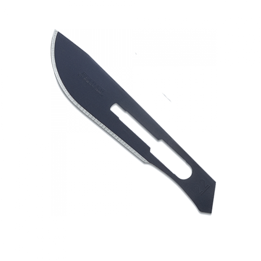 ЛЕЗВИЯ ДЛЯ СКАЛЬПЕЛЯ (УГЛЕРОДИСТАЯ СТАЛЬ)