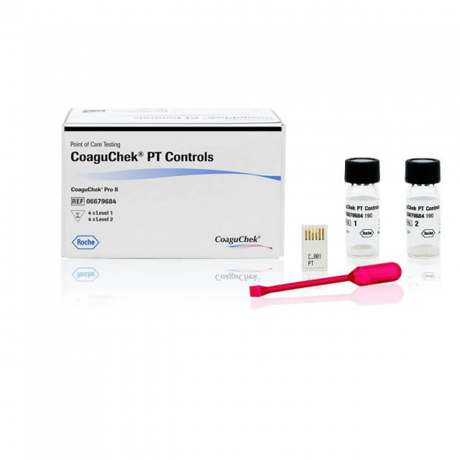 КОНТРОЛЬНЫЙ МАТЕРИАЛ ДЛЯ ПРОВЕРКИ КАЧЕСТВА ТЕСТ-ПОЛОСОК НА ПТВ COAGUCHEK PRO II (COAGUCHEK PT CONTROLS)