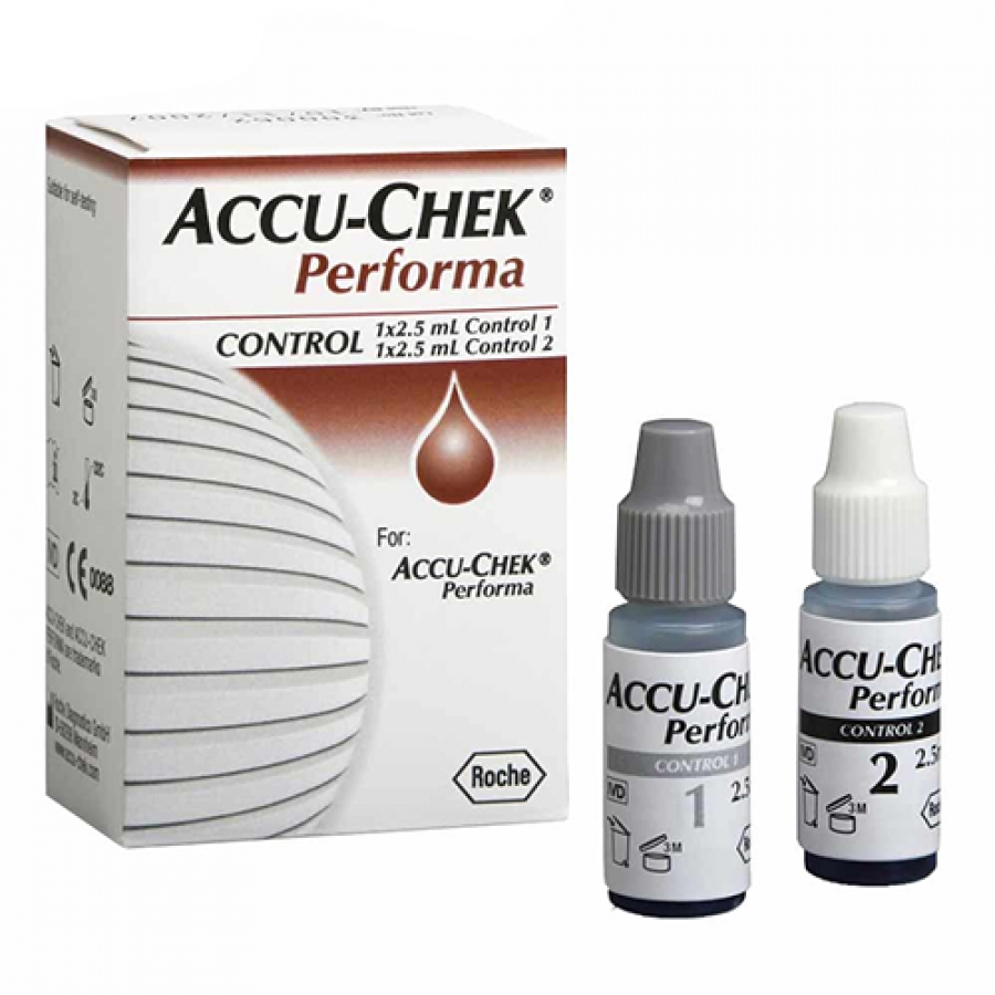 КОНТРОЛЬНЫЕ РАСТВОРЫ ДЛЯ ACCU CHEK INFORM II (ACCU-CHEK PERFORMA CONTROLS)