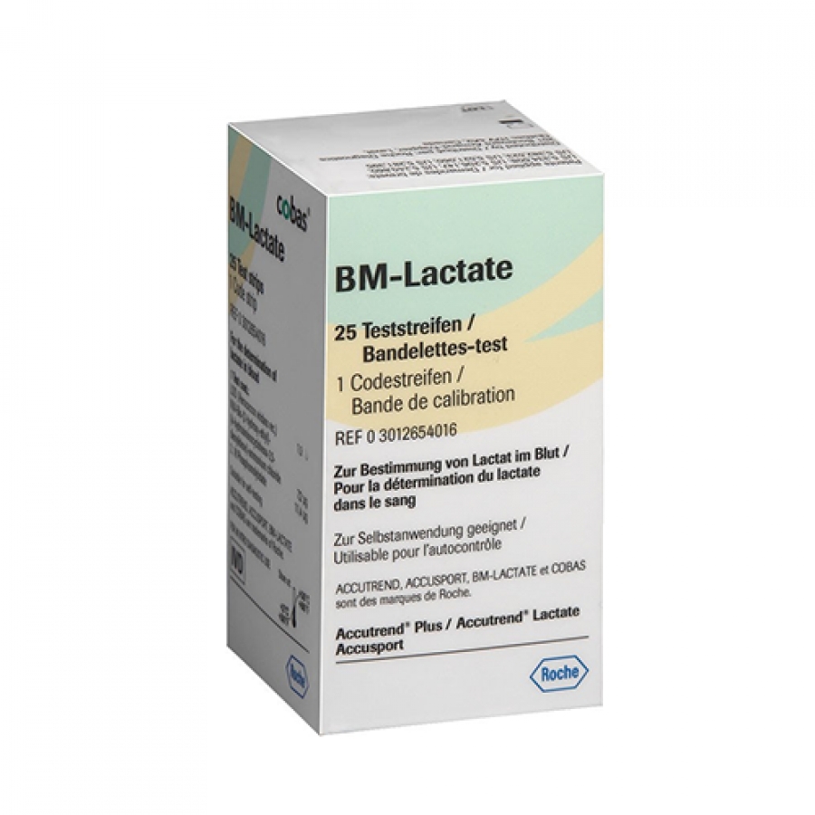 ТЕСТ-ПОЛОСКИ ДЛЯ ОПРЕДЕЛЕНИЯ УРОВНЯ ЛАКТАТА ACCUTREND PLUS (ACCUTREND BM-LACTATE)