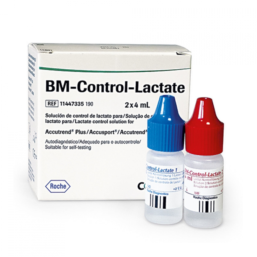 КОНТРОЛЬНЫЙ РАСТВОР ДЛЯ ПРОВЕРКИ КАЧЕСТВА ТЕСТ-ПОЛОСОК НА ЛАКТАТ ACCUTREND PLUS (ACCUTREND BM-CONTROL-LACTATE)