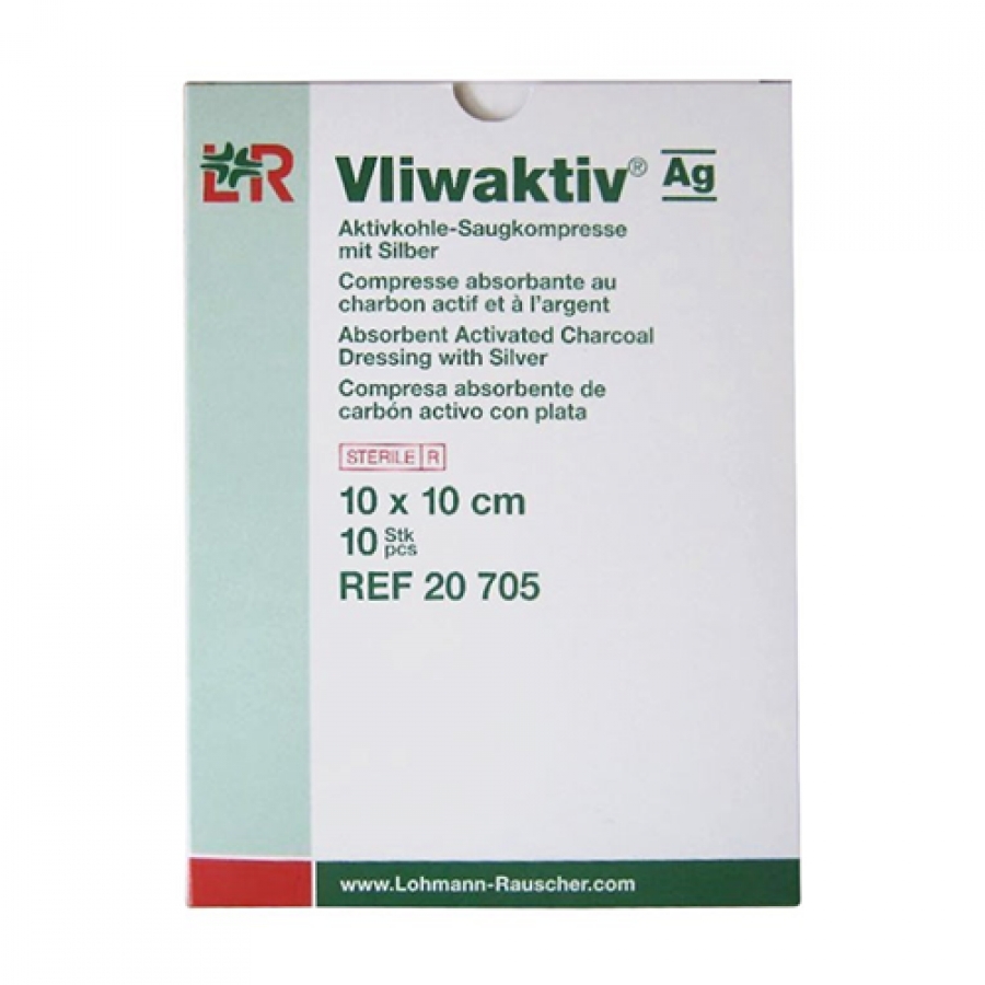 ФЛИВАКТИВ ПОВЯЗКА С АКТИВИРОВАННЫМ УГЛЕМ И СЕРЕБРОМ (VLIWAKTIV AG)